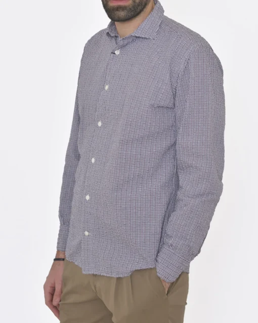 La Piscine Paris Chemise à petits carreaux Eleventy*Homme Chemises