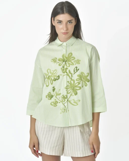La Piscine Paris Chemise à rayures Yc Milano*Femme Chemisiers & Blouses