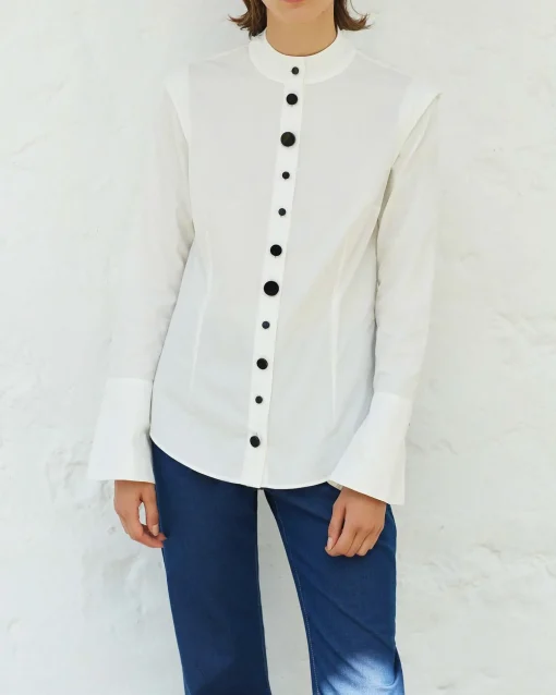 La Piscine Paris Chemise ajustée en popeline he Chacok*Femme Chemisiers & Blouses