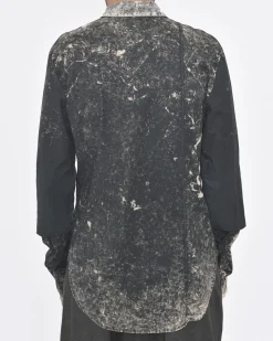 La Piscine Paris Chemise anthracite print taches blanches Lost & Found*Homme Chemises