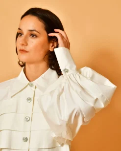 La Piscine Paris Chemise he à plis Edward Achour*Femme Chemisiers & Blouses