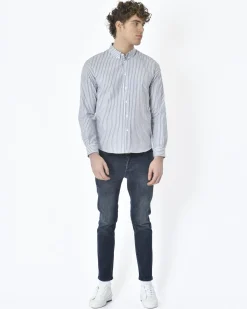 La Piscine Paris Chemise he à rayures Editions M.R*Homme Chemises