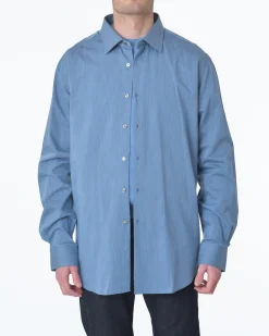 La Piscine Paris Chemise ciel texturé Pal Zileri*Homme Chemises