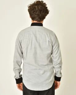 La Piscine Paris Chemise en coton à bordures côtelées Lords & Fools*Homme Chemises