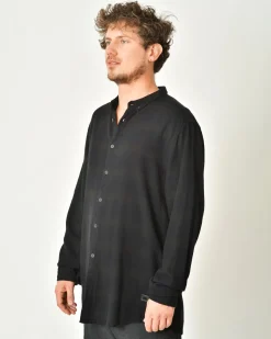 La Piscine Paris Chemise en coton à carreaux bleu Ixos*Homme Chemises