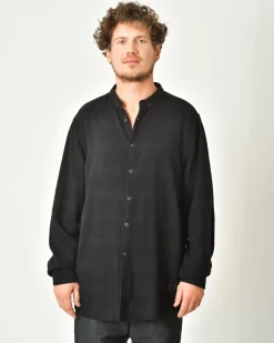 La Piscine Paris Chemise en coton à carreaux bleu Ixos*Homme Chemises