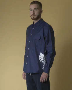 La Piscine Paris Chemise en coton à logo brodé et imprimé AVOC*Homme Chemises