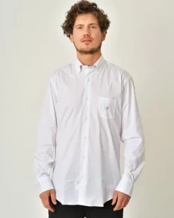 La Piscine Paris Chemise en coton à logo Rodrigo*Homme Chemises