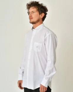 La Piscine Paris Chemise en coton à logo Rodrigo*Homme Chemises