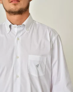 La Piscine Paris Chemise en coton à logo Rodrigo*Homme Chemises