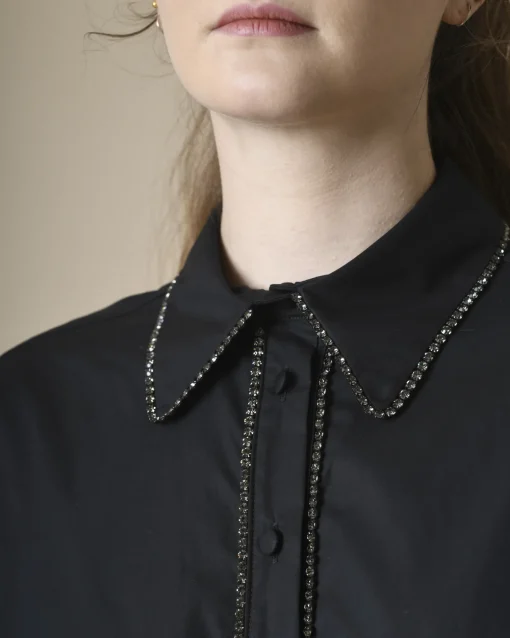 La Piscine Paris Chemise en coton à ornement P.A.R.O.S.H*Femme Chemisiers & Blouses