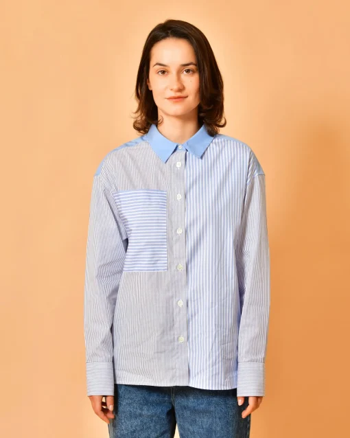 La Piscine Paris Chemise en coton à rayures Chloé Stora*Femme Chemisiers & Blouses