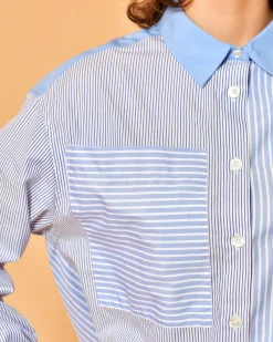 La Piscine Paris Chemise en coton à rayures Chloé Stora*Femme Chemisiers & Blouses