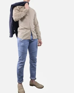 La Piscine Paris Chemise en coton à très fine rayures Dickson*Homme Chemises
