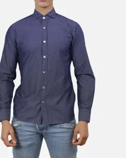 La Piscine Paris Chemise en coton à pois effet taffetas Dickson*Homme Chemises
