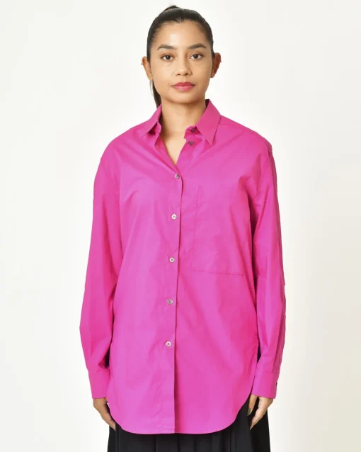 La Piscine Paris Chemise en coton avec découpe Tela*Femme Chemisiers & Blouses