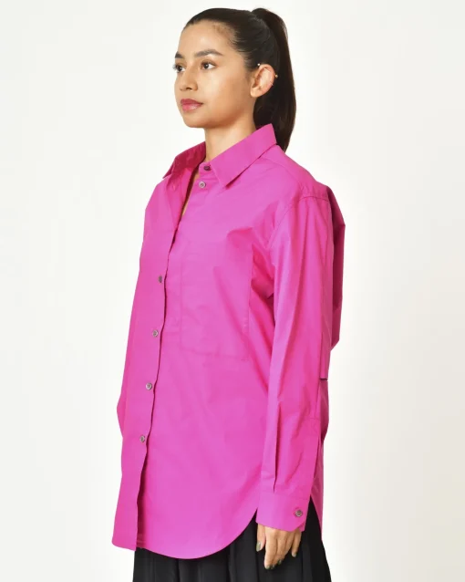 La Piscine Paris Chemise en coton avec découpe Tela*Femme Chemisiers & Blouses