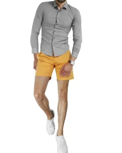 La Piscine Paris Chemise en coton à fines rayures Chrom*Homme Chemises