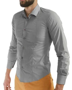 La Piscine Paris Chemise en coton à fines rayures Chrom*Homme Chemises
