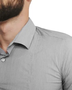 La Piscine Paris Chemise en coton à fines rayures Chrom*Homme Chemises