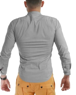 La Piscine Paris Chemise en coton à fines rayures Chrom*Homme Chemises