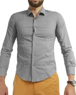 La Piscine Paris Chemise en coton à fines rayures Chrom*Homme Chemises