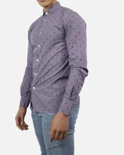 La Piscine Paris Chemise en coton à fleurs & carreaux Dickson*Homme Chemises