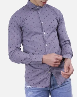 La Piscine Paris Chemise en coton à fleurs & carreaux Dickson*Homme Chemises