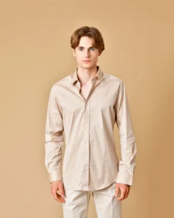 La Piscine Paris Chemise en coton mélangé avec détail de fleur de lys Lords & Fools*Homme Chemises
