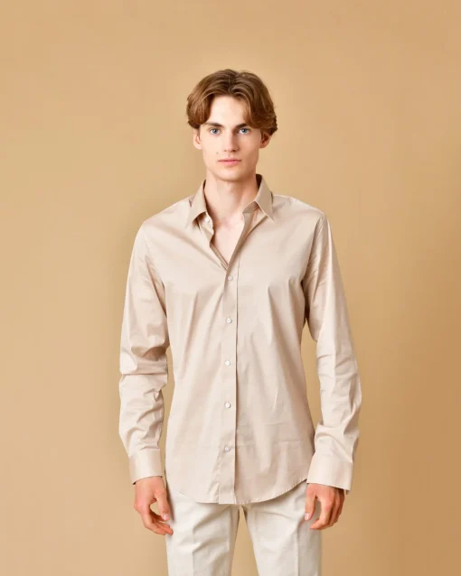 La Piscine Paris Chemise en coton mélangé avec détail de fleur de lys Lords & Fools*Homme Chemises