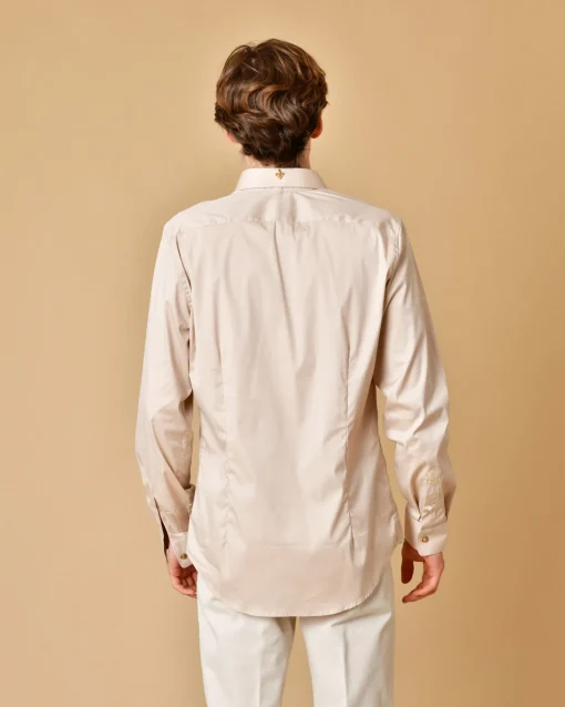 La Piscine Paris Chemise en coton mélangé avec détail de fleur de lys Lords & Fools*Homme Chemises
