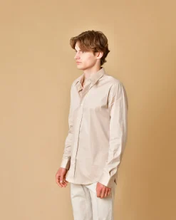 La Piscine Paris Chemise en coton mélangé avec détail de fleur de lys Lords & Fools*Homme Chemises