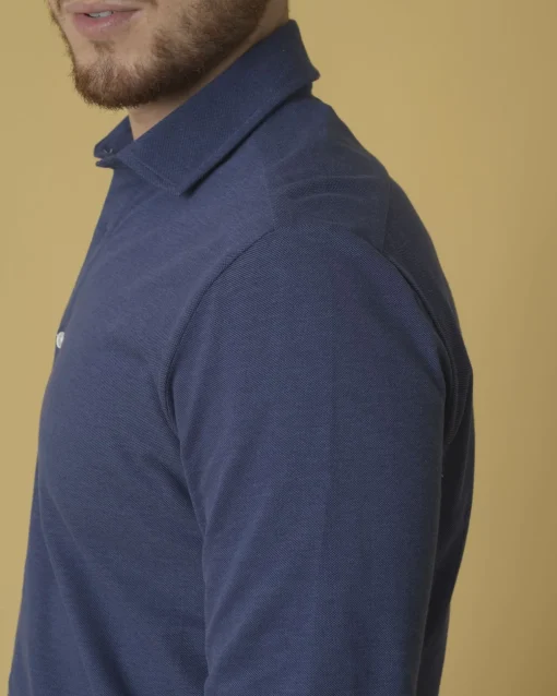 La Piscine Paris Chemise en coton piquée Blue Industry*Homme Chemises