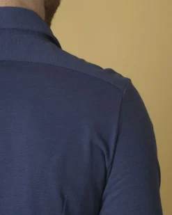 La Piscine Paris Chemise en coton piquée Blue Industry*Homme Chemises