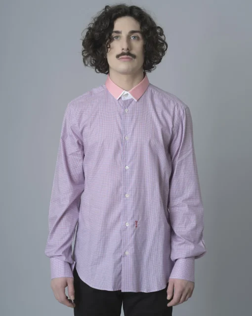 La Piscine Paris Chemise en coton à carreaux Marchand Drapier*Homme Chemises