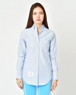 La Piscine Paris Chemise en coton Thom Browne*Femme Chemisiers & Blouses