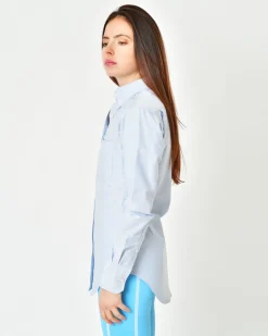 La Piscine Paris Chemise en coton Thom Browne*Femme Chemisiers & Blouses