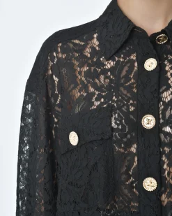 La Piscine Paris Chemise en dentelle e Edward Achour*Femme Chemisiers & Blouses
