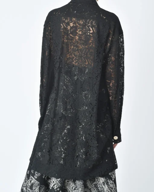 La Piscine Paris Chemise en dentelle e Edward Achour*Femme Chemisiers & Blouses