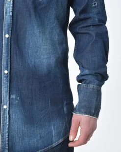 La Piscine Paris Chemise en jean Dsquared2*Homme Chemises