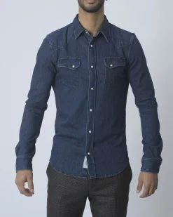 La Piscine Paris Chemise en jean Zip Code*Homme Chemises