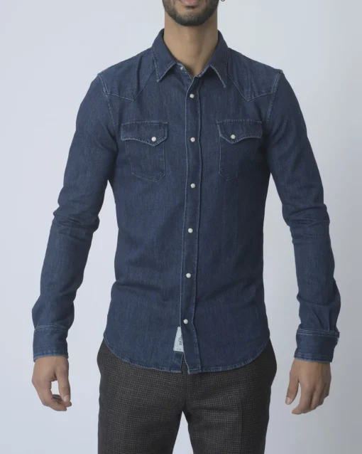La Piscine Paris Chemise en jean Zip Code*Homme Chemises