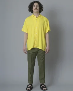 La Piscine Paris Chemise en sergé à manches courtes Editions M.R*Homme Chemises