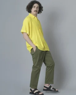 La Piscine Paris Chemise en sergé à manches courtes Editions M.R*Homme Chemises