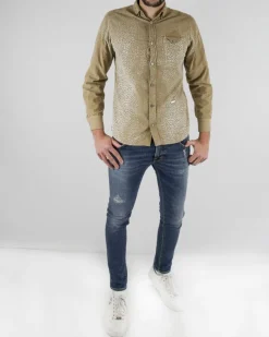 La Piscine Paris Chemise en velours à motifs animal Just Cavalli*Homme Chemises