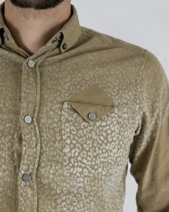 La Piscine Paris Chemise en velours à motifs animal Just Cavalli*Homme Chemises