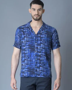 La Piscine Paris Chemise en viscose à imprimé psychédélique Daniele Fiesoli*Homme Chemises