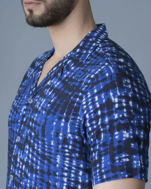 La Piscine Paris Chemise en viscose à imprimé psychédélique Daniele Fiesoli*Homme Chemises
