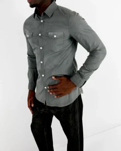 La Piscine Paris Chemise e à dos flocké Guess*Homme Chemises