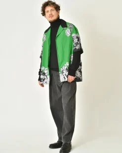La Piscine Paris Chemise manches courtes à imprimé floral Valentino*Homme Chemises